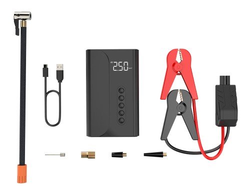 Cargador Arrancador Batería Auto Inflador Portátil Usb 12v