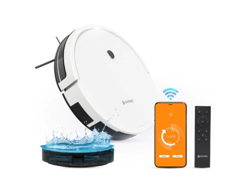 Aspiradora Robot con App y Trapeadora Autocarga Mapeo Avanzado Suono