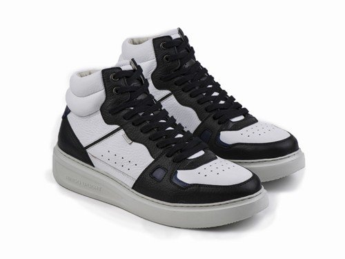 Zapatilla de cuero Blanco Game 01 Ringo 