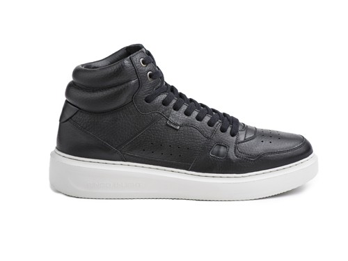 Zapatilla de cuero Negro Game 01 Ringo 