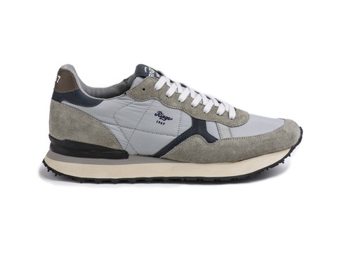 Zapatilla de cuero Gris Jean 01 Retro Ringo 