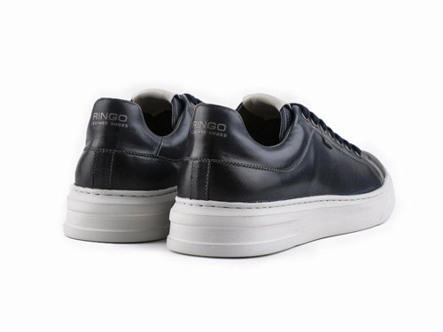 Zapatilla de cuero Azul Point 01 Ringo 