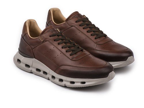 Zapatilla de cuero Nogal Storm 02 Ringo 