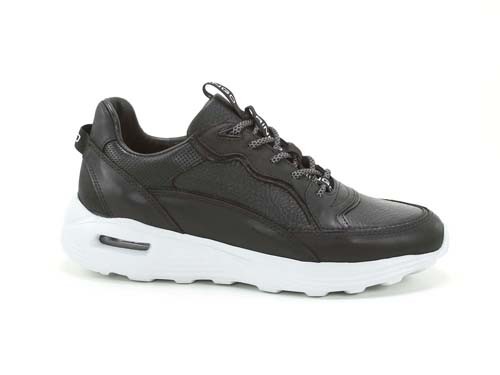 Zapatilla de cuero Negro Viper 01 Ringo 