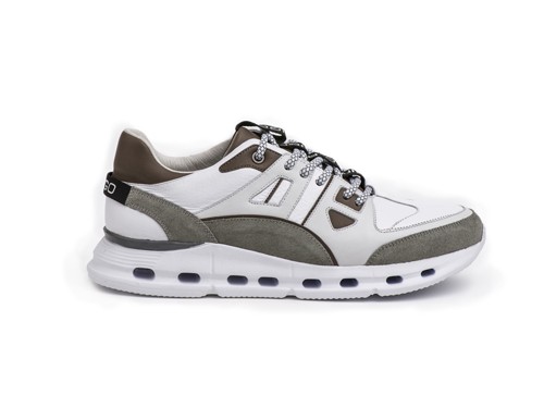 Zapatilla de cuero Blanco Wheel 01 Ringo 