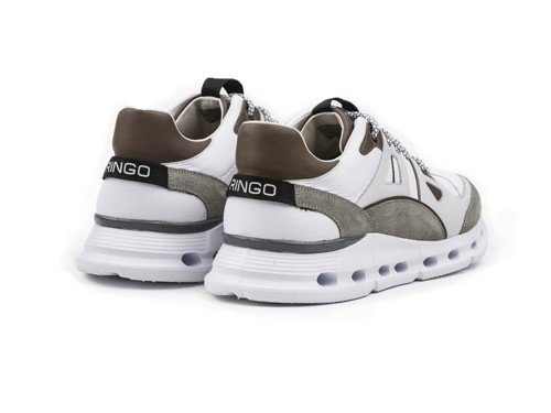 Zapatilla de cuero Blanco Wheel 01 Ringo 