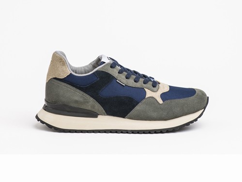 Zapatilla de Cuero Descarne Grafito  Kev 01 Lepoque