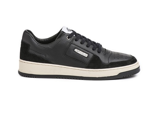 Zapatilla de cuero Negro Galtier 02 Lepoque 