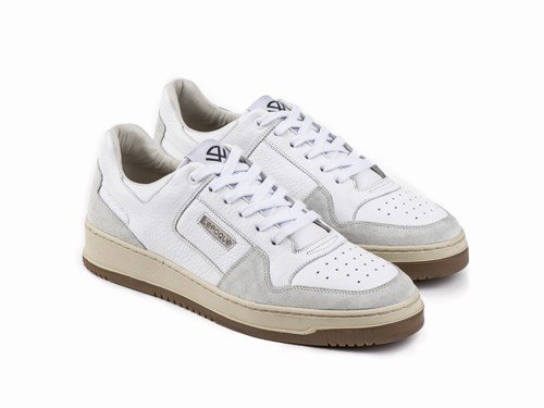 Zapatilla de cuero Blanco Galtier 02 Lepoque 