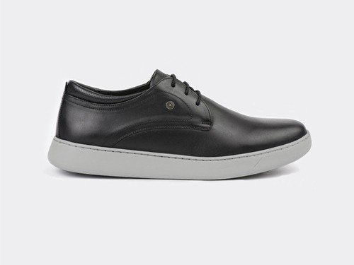 Zapato de cuero negro Smith 01 Ringo