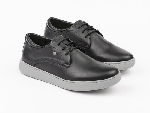 Zapato de cuero negro Smith 01 Ringo