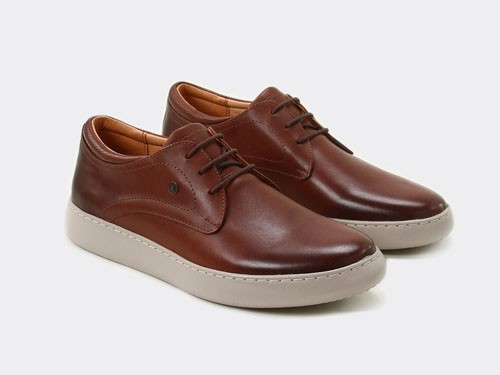 Zapato de cuero nogal Smith 01 Ringo