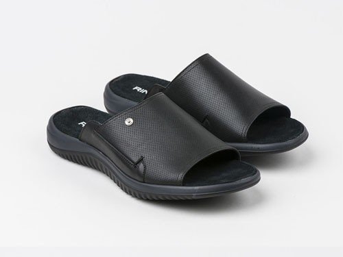 Sandalia de cuero Negro Riumar 01 Ringo