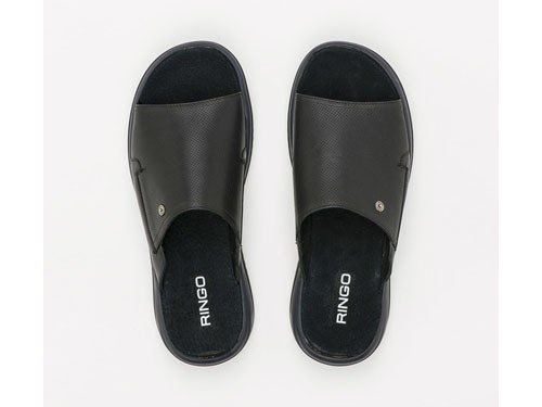 Sandalia de cuero Negro Riumar 01 Ringo