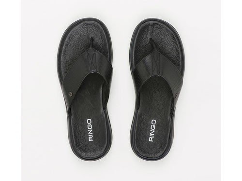 Sandalia de cuero Negro Riumar 03 Ringo