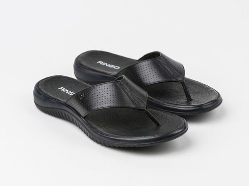 Sandalia de cuero Negro Riumar 03 Ringo