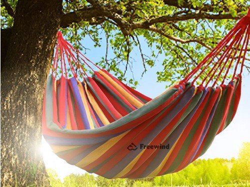 Hamaca Paraguaya Colgante Camping Playa Jardin Con Bolso Reforzada