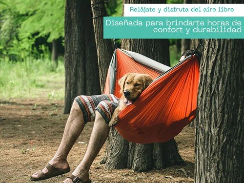 Hamaca Paraguaya 2 Plazas Calidad Premium Agarre Reforzado