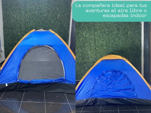 Carpa Camping Reforzada Con Bolso Playera Aire Libre 3 Personas