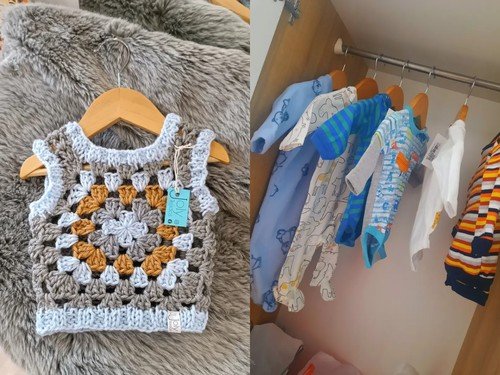 Pack Perchas De Madera Lustrada Infantil X50 Niños Y Bebes