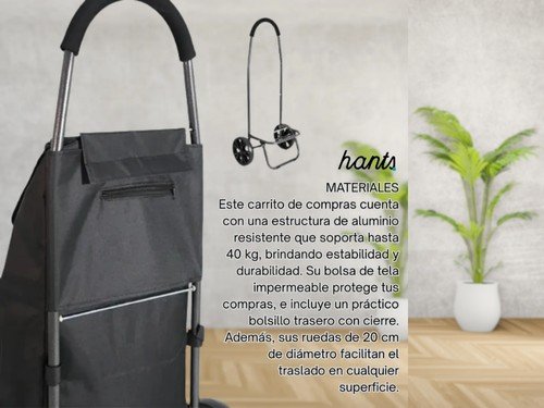 Carrito Changuito Carro De Compras Plegable Calidad Premium