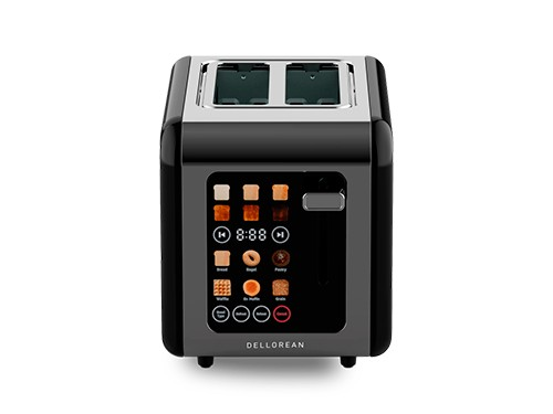 Tostadora Digital 6 Niveles Negra Dellorean - Tosty