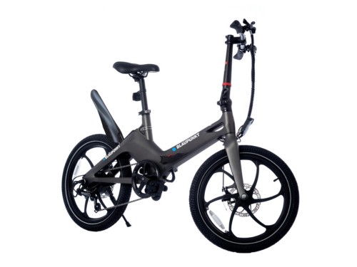 Bicicleta Blaupunkt Plegable Electrica 250w Rod 20 Shimano