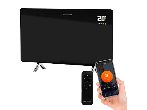 Caloventor Led 480w Bconsumo V-infrarrojo App Tuya Dellorean