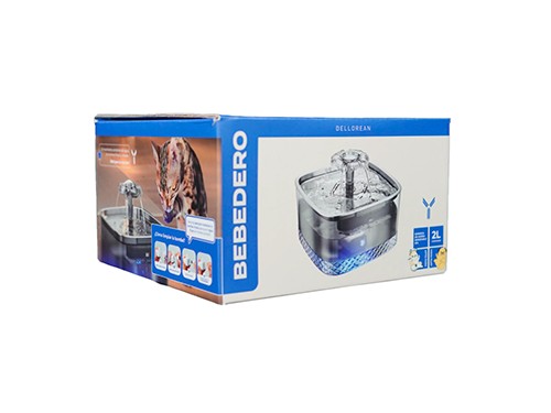 Bebedero Dispenser C/bandeja Metal 2l Dellorean B2ld