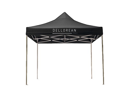 Gazebo 3x3 Plegable Portatil + Bolso Transporte Aluminio Negro