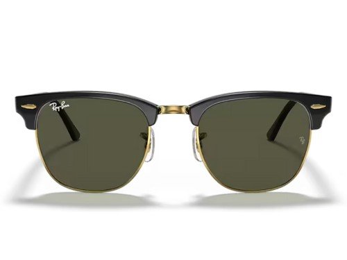 Anteojos Lentes De Sol Ray Ban Clubmaster 3016 W0365 55 Negro Verde