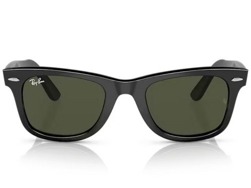 Anteojos Lentes De Sol Ray Ban Wayfarer 2140 135831 50 Negro Verde