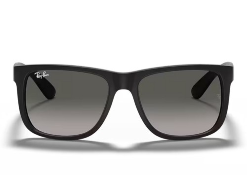 Anteojos De Sol Ray Ban Justin 4165L 601/8G 57 Negro Gris Degrade