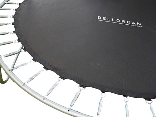 Cama Elástica 1,83m Dellorean Escalera Red Seguridad Niños