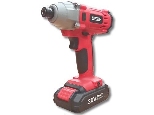 Atornillador Impacto Inalámbrico 20V 2 Baterías y Cargador Equus