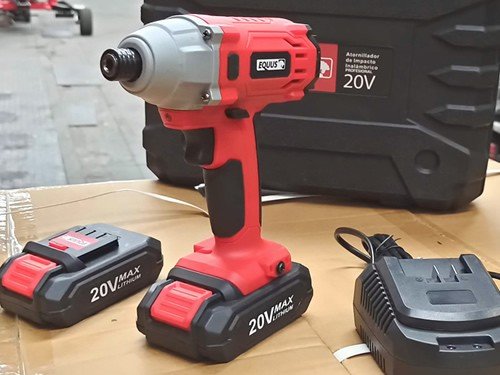 Atornillador Impacto Inalámbrico 20V 2 Baterías y Cargador Equus