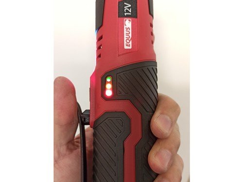 Llave Crique Inalámbrica 3/8" 12V 2 Baterías Cargador  Equus