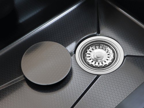 Bacha Inteligente De Cocina Acero Inox 304 Set Griferia SS-730