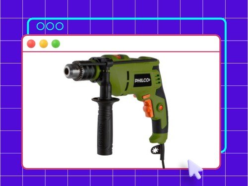 Taladro Percutor 13mm 710w TP711 Philco