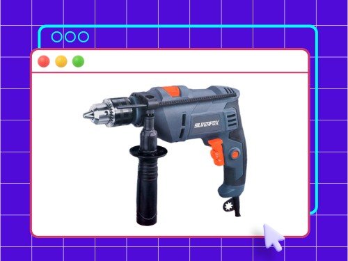 Taladro Percutor 710W STP711 SILVERFOX