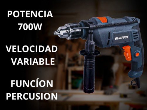 Taladro Percutor 710W STP711 SILVERFOX