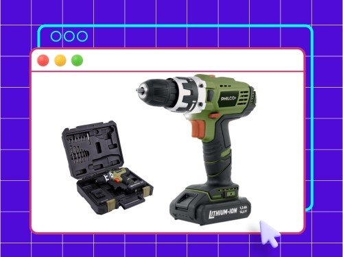 Taladro Atornillador Inalambrico con maletín TI1401 Philco