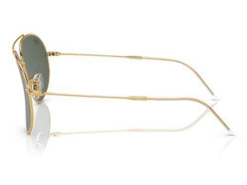 Anteojos Lentes De Sol Ray-Ban Aviator Reverse 0101S 001/VR 59 Dorado