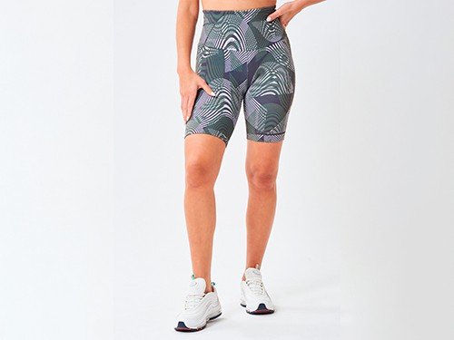 Biker deportiva compresión media ideal para pilates y yoga