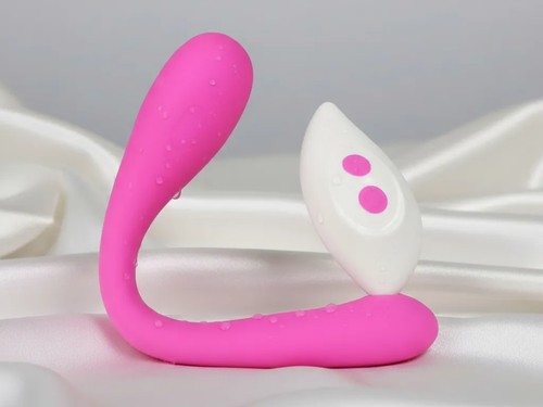 Vibrador Flexible Con Doble Punta mando a distancia y carga USB