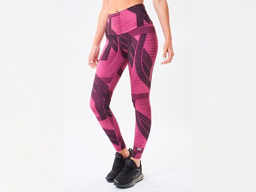 Calza deportiva tiro algo cintura ancha bolsillo interno