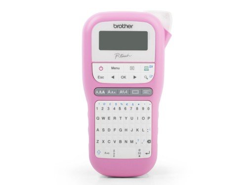 Rotuladora portátil Brother de fácil uso PT-H110PK Imprimir etiquetas
