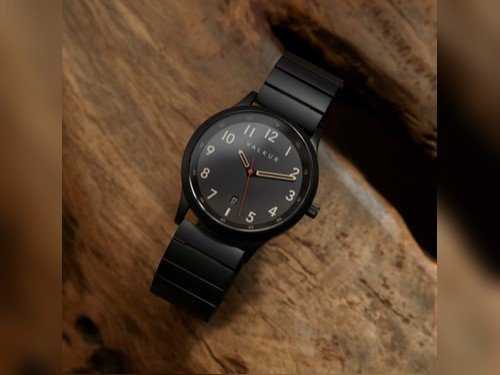 Reloj Nusak negro para hombre - Valkur