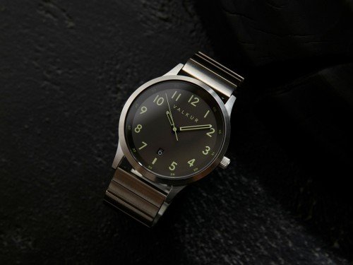 Reloj Larden plateado para hombre - Valkur