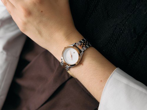 Reloj Agda dorado/plateado para mujer - Valkur